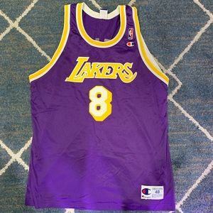 Champion Kobe Purple Lakers Jersey 48 (ROOKIE)